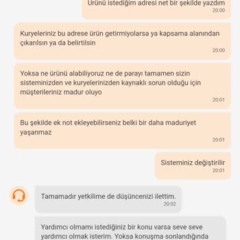 Trendyol Yemek Kuryesi Siparişimi Müşteri Talebi Diyerek İptal Etti