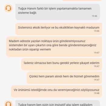 Trendyol Yemek Kuryesi Siparişimi Müşteri Talebi Diyerek İptal Etti