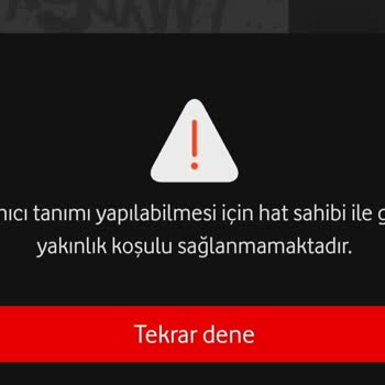 Vodafone Her Şey Yanımda Vodafone FreeZone Ve Vodafone Pay'e Üye Olamama Problemi