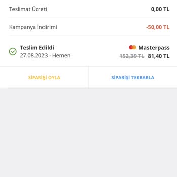 Bisu'dan Sipariş İptali Ve Ödeme Sorunu