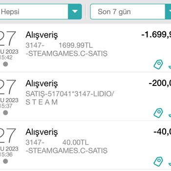 Garanti BBVA Banka Hesabımdan İzinsiz 2000 TL'yE Yakın Çekim Yapılmış!
