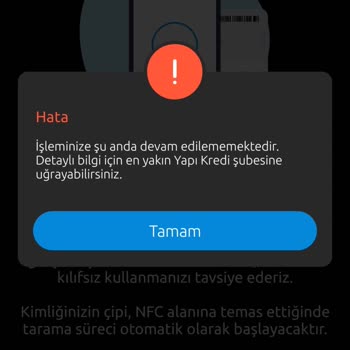 Yapı Kredi Uygulamasıyla Hesap Oluşturma Sorunu