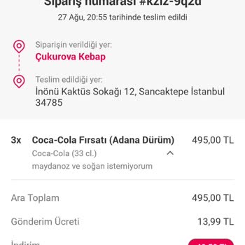 Yemeksepeti İletişim Kurmak Mümkün Değil