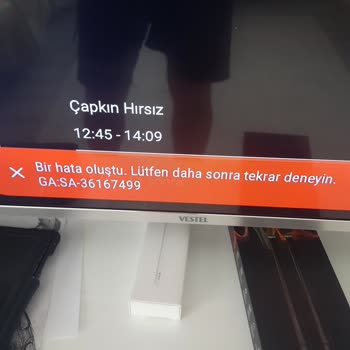 Digiturk Bean Connect Uygulaması Hata Veriyor.