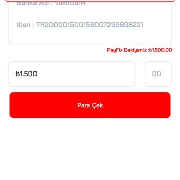 PayFix Para Çekimi Kapalı