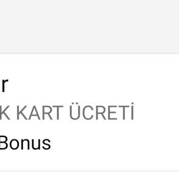 Garanti Bankası Kredi Kartı Yıllık Ücreti