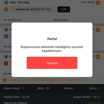 Netten İddaa. Com Dan Kupon Oynama