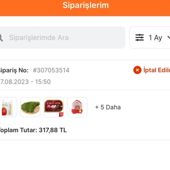 Migros Siparişim Habersiz İptal Edildi