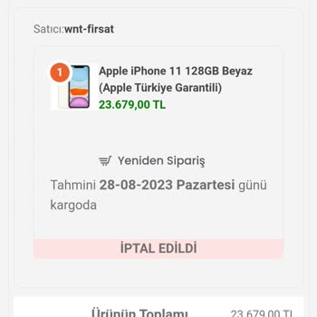 Wnt.com.tr Wnt Para İadesi Gerçekleştirmiyor