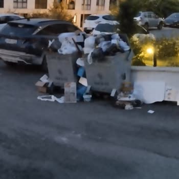 Bursa Nilüfer Belediyesi Çöp Konteyner Başaka Bir Yere Alınması