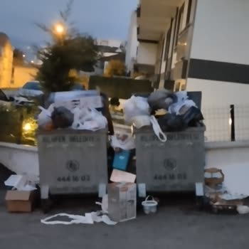 Bursa Nilüfer Belediyesi Çöp Konteyner Başaka Bir Yere Alınması