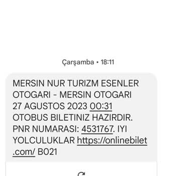 Onlinebilet.com Bilet Tarihi Sorunu