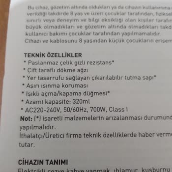 Sinbo Scm 2969 Elektrikli Cezve