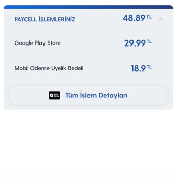 Turkcell Paycell Kaynaklı Fatura Yüksekliği