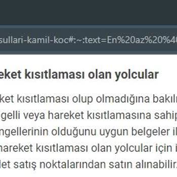 Kamil Koç %40 Olan Engelli İndirimini %20 Olarak Uyguladı