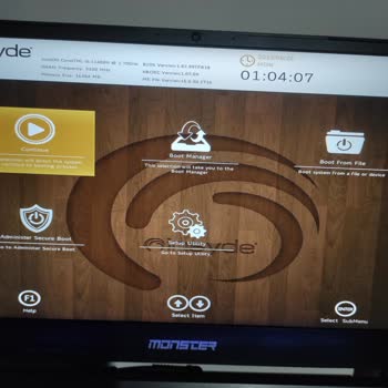 Monster Notebook Abra A5 V17.1 Laptopumda Mavi Ekran Hatası Ve Veri Kurtarma İsteği