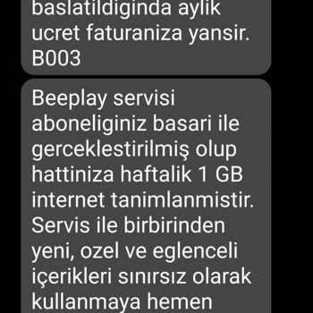 Beeplay Bilgim Ve İznim Dışında Abonelik