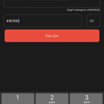 Paramı Çekemiyorum 1 Aydır Payfix Sıkıntılı