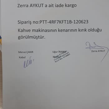 Epttavm'Den Alınan Homend Marka Kahve Makinesi