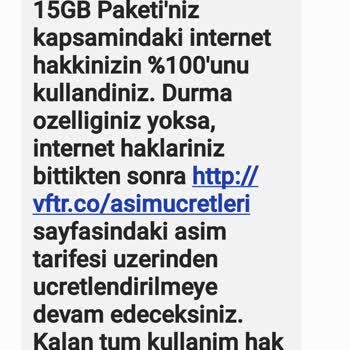 Vodafone Aşım Ücreti Saçmalığı