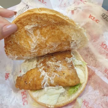 KFC Yanık Ve Özensiz Menü
