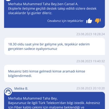 TurkNet Tarafından Bağlantı Bahanesiyle Müşterinin Mağdur Edilmesi