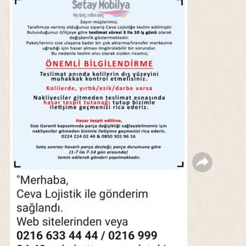 Ceva Logistics Teslimat Ve Ürün Bilgisi