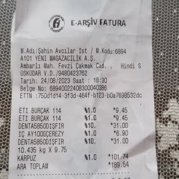 A101 Raf İle Kasa Fiyat Uyumsuzluğu