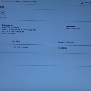 Bosch Sevkiyat Gelemeyen Ürün