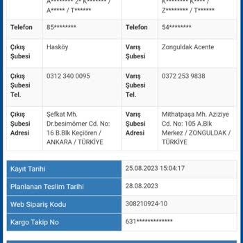Sürat Kargo Ürünümün Teslimatını 7 Gün Geciktiriyor