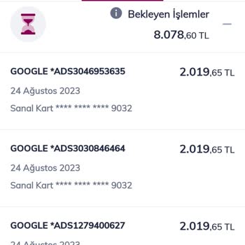 QNB Finansbank Google Ads Karttan Çekim Yaptı