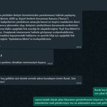 D-Smart Fatura Gönderim Problemi