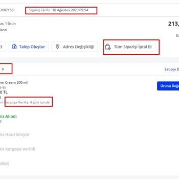 Pazarama.com Pişmanlıktır Süründürür.