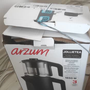 Bir Günde Kargo Arzum AR3062 Jollietea Çay Makinesi Teslimatı