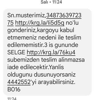 Aras Kargo Firmasının Lakayıtlığı