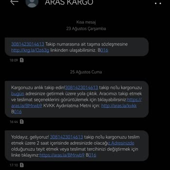 Aras Kargo Adrese Teslim Kargonun Teslim Edilmemesi
