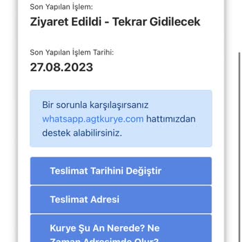 AGT Kurye (aynigunteslim.com)  Ürünümü Teslim Etmiyor!