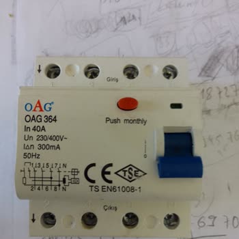 OAG (oag.com.tr) Kaçak Akim Röle Sorunu Ve Siemens Değişimi