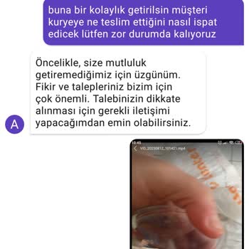 Getir Alışveriş Hasarlı Ürün İadesi Yapılmayan Ücret