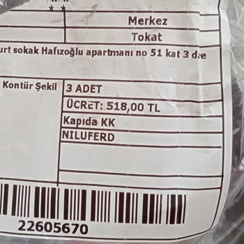 Yakala.co Sipariş Verilen Ürün Eksik Geldi