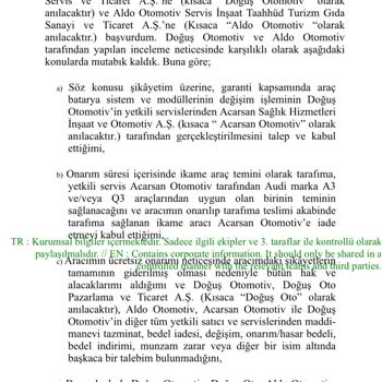 Audi Elektrik Arızası Doğuş Otomotiv