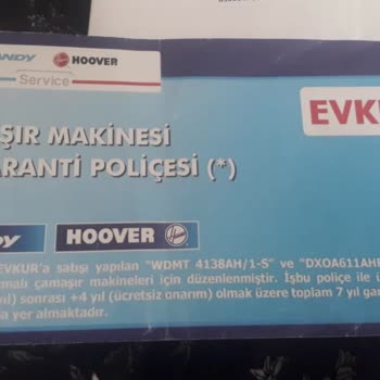 Hoover Çamaşır Makinesi Ekran Arızası