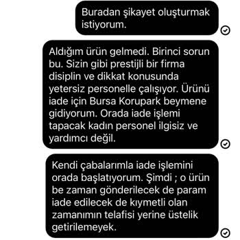 Beymen Yanlış Ürün Gönderiyor İade Sıkıntısı Yaşatıyor