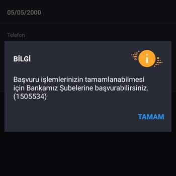 İş Bankası Hesap Açma Hatası