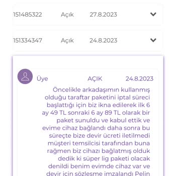Digiturk Paket Tanımlaması Yapılmaması