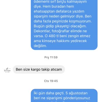 Butiqmi (Instagram) Ürün Gönderimi Ya Da Para İadesi Yapmıyorlar