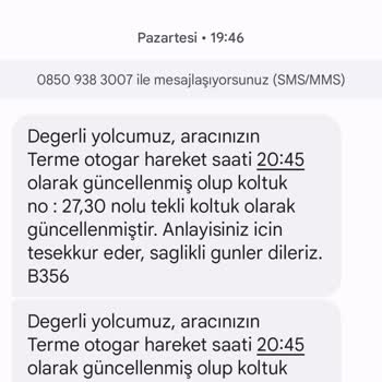 Biletimi Kamil Koç Bana Sormadan Değiştirdi