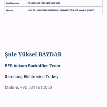Samsung Müşteri Hizmetleri Sorun Yaratıyor.