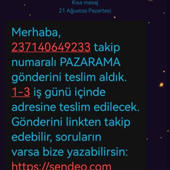 Sendeo Kargo İle İlgili Şikayet