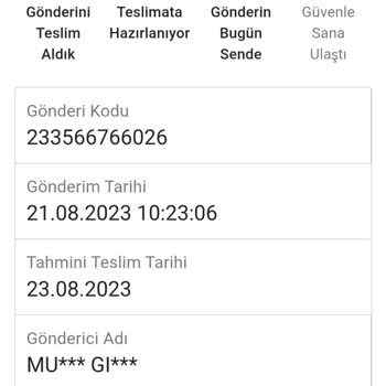 Sendeo Kargo İle İlgili Şikayet